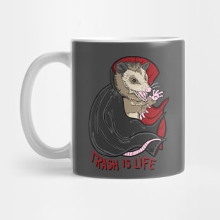 Trash is Life Possum Mug